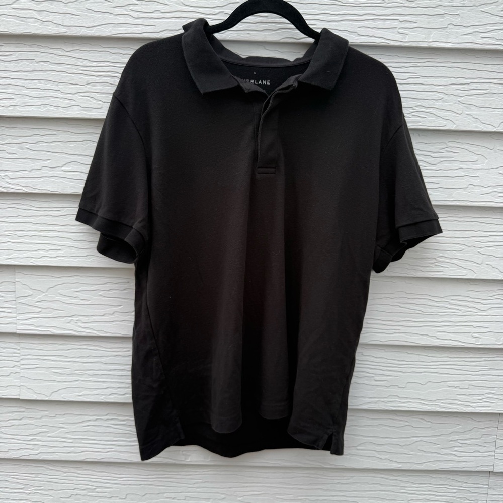 Everlane men’s Black Polo Shirt size xl